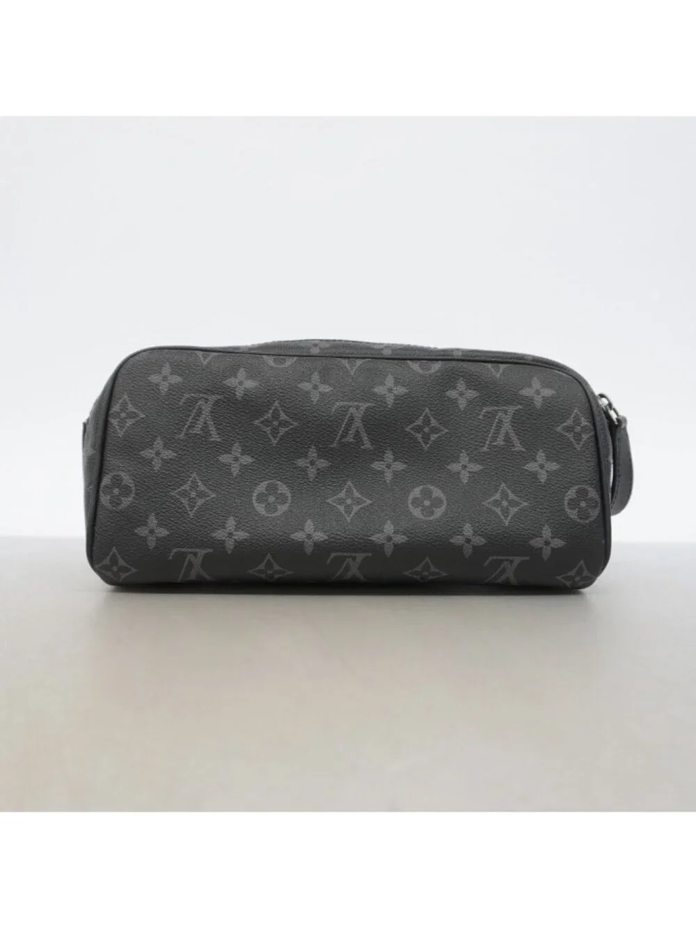 Louis Vuitton Handbag Monogram Eclipse Dopp Kit Black